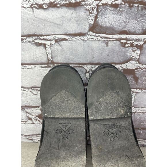 Petrucha Handmade Black Leather Slip On Casual Flats Shoes Women’s 41EU/10.5M US - Picture 7 of 16